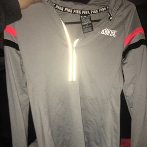 Pink sport quarter zip